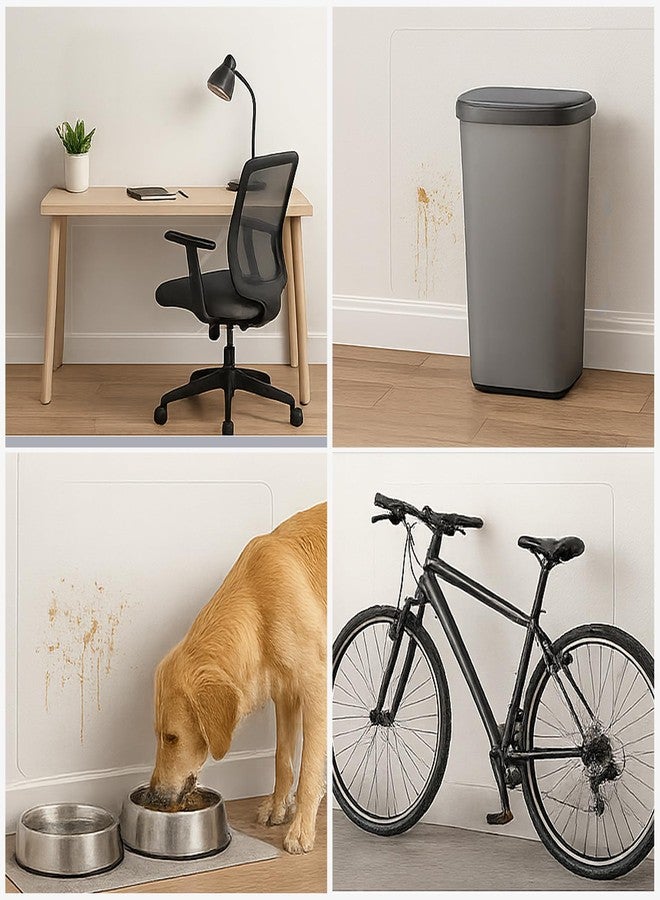 Gtziqa Clear Wall Protector, Non Adhesive Electrostatic Clear Contact Paper Door Protector from Dog Scratching Plastic Stickers for Kitchen & Office from Bin, Furniture Door, Wallpaper Scratch Dog Cat, 6.6ft - Image 4